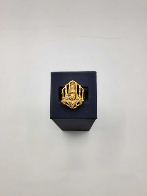 Men's Ring - Yellow Gold 22k (.917) 7.5 grams Size 7.5