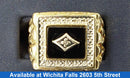 Men's Ring - Yellow Gold 10k (.417) 7.7 Grams Size 10.5