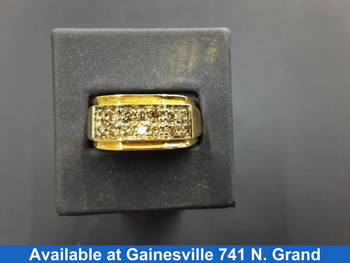 Ring - Wedding Band - Yellow Gold 10k (.417) 6.8 grams Size 11