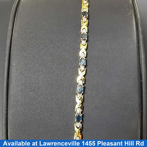 Tennis Bracelet - Yellow Gold 14k (.585) 8.1 grams 8 inch