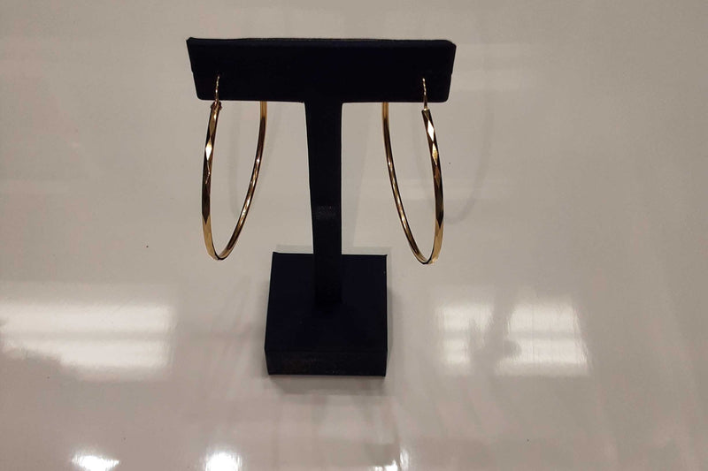 Bangle Earring Yellow Gold 10k (.417) 3.5 grams