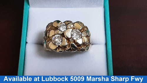 Men's Ring - Yellow Gold 14k (.585) 12 grams Size 11