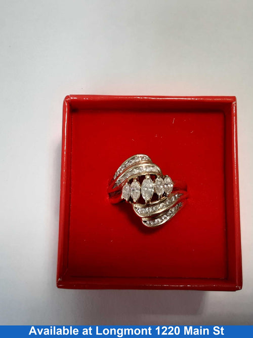 Women's Ring - Yellow Gold 10k (.417) 8.2 grams Size 9