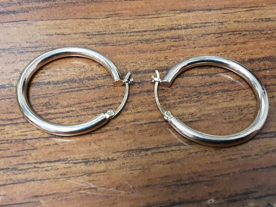 Bangle Earrings - Yellow Gold 10k (.417) 1.7 grams