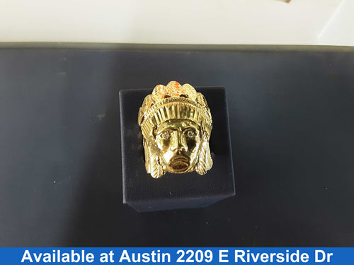 Men's Ring - Yellow Gold 10k (.417) 14.5 grams Size 13