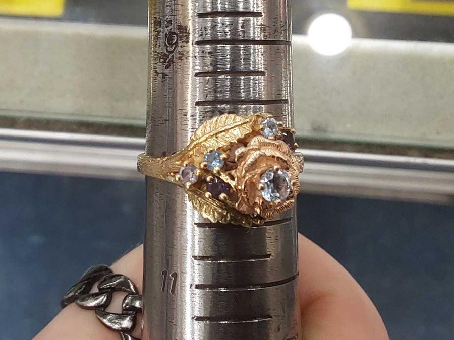 Women's Ring - White Gold 10k (.417) 4.2 Grams Size 10