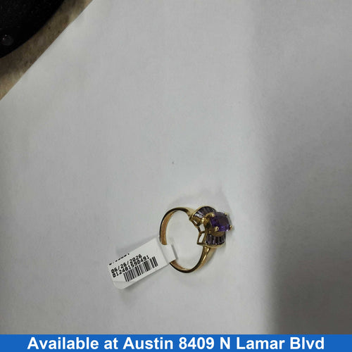 Women's Ring - Yellow Gold 10k (.417) 3 grams Size 7