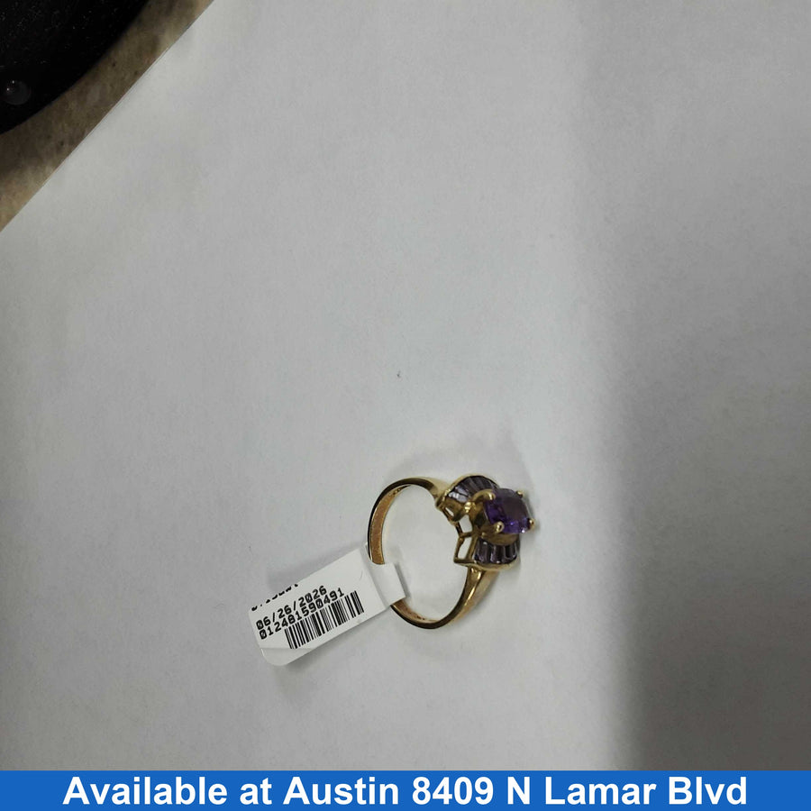Women's Ring - Yellow Gold 10k (.417) 3 grams Size 7