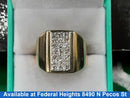 Men's Ring - Yellow Gold 14k (.585) 12.76 grams Size 10.5