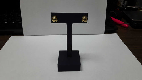 Gold Ball Earrings - Yellow Gold 14k (.585) 2.6 grams