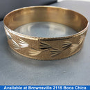 Bangle Bracelet - Yellow Gold 14k (.585) 29.5 grams 8 inch