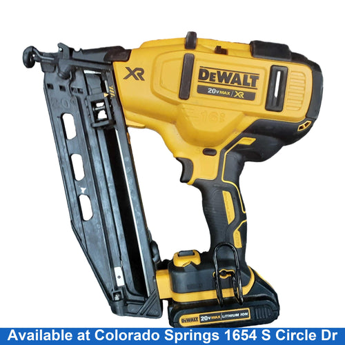 Dewalt Dcn660 Yellow Cordless Brad Nailer