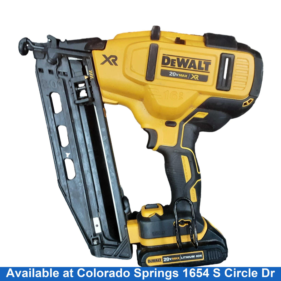 Dewalt Dcn660 Yellow Cordless Brad Nailer