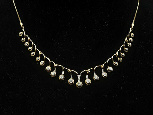 Diamond Pendant - Yellow Gold 18k (.750) 8.21 grams
