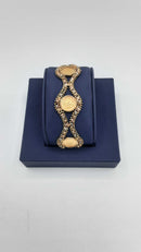 Bracelet - Tricolor Gold 18k (.750) 25.6 grams 7 inch