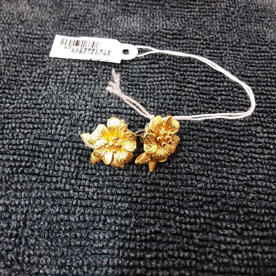 Earrings - Yellow Gold 22k (.917) 5.3 grams