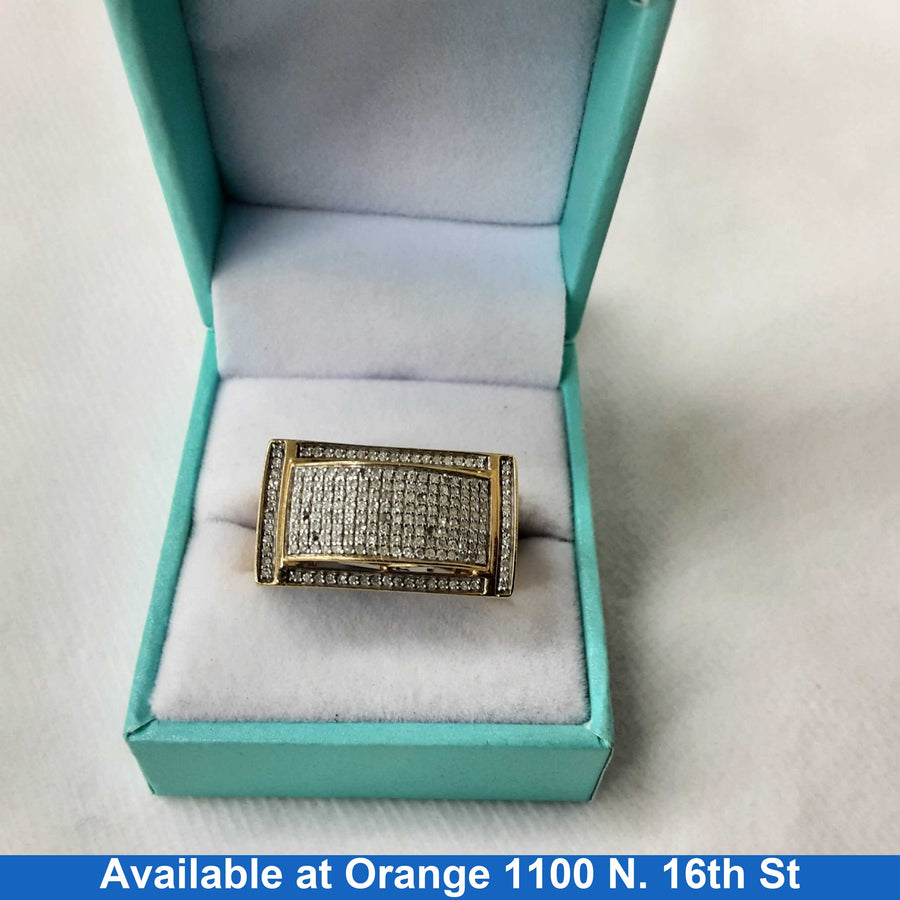 Men's Ring - Yellow Gold 10k (.417) 8 grams Size 11