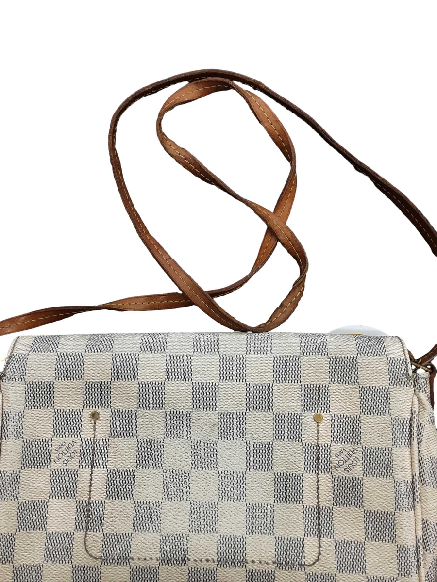 Louis Vuitton Favorite Damier Mm White White Purse / Handbag