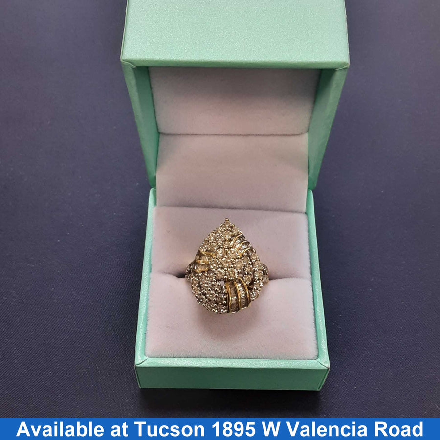 Women's Ring - Yellow Gold 10k (.417) 6.5 Grams Size 7