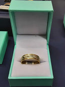 Ring - Wedding Band - Yellow Gold 14k (.585) 4.7 grams Size 10.5