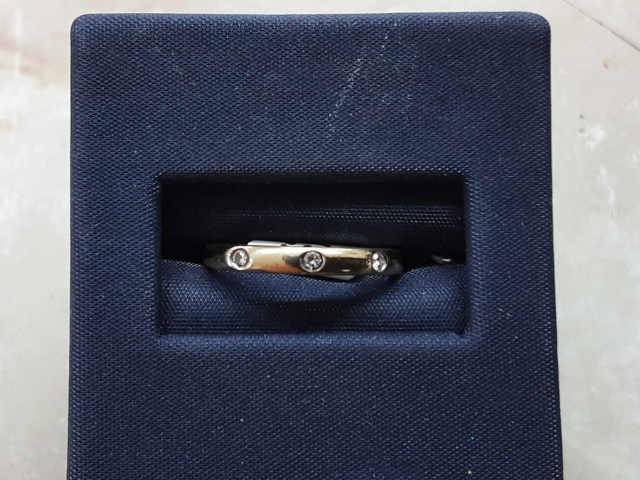 Ring - Wedding Band - Yellow Gold 10k (.417) 1.3 grams Size 20