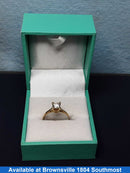Women's Ring - Solitaire - Yellow Gold 10k (.417) 1.5 grams Size 7