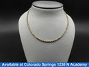 Rope Chain - Yellow Gold 14k (.585) 7.2 grams 24 inch