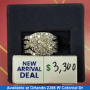 Women's Ring - White Gold 14k (.585) 9.3 grams Size 7