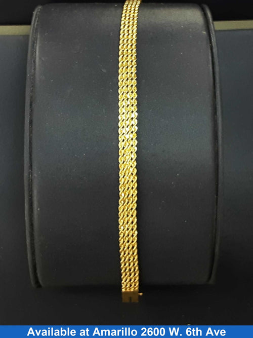 Rope Bracelet - Yellow Gold 14k (.585) 9.3 grams 7 inch