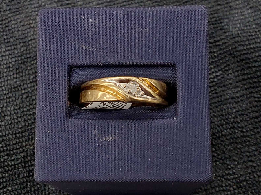 Ring - Wedding Band - Yellow Gold 10k (.417) 3.5 grams Size 9