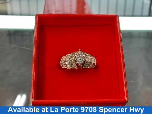 Women's Ring - Yellow Gold 10k (.417) 4.4 grams Size 7
