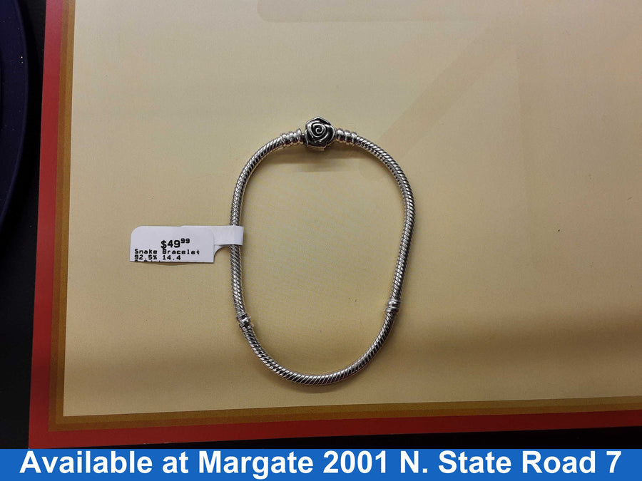 Snake Bracelet - Silver 14.4 grams 6 inch