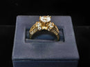 Ring - Engagement Set - Yellow Gold 14k (.585) 5.3 grams Size 7