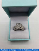 Women's Ring - White Gold 10k (.417) 7.2 grams Size 9