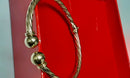 Bangle Bracelet - Yellow Gold 14k (.585) 9.7 grams 6 inch