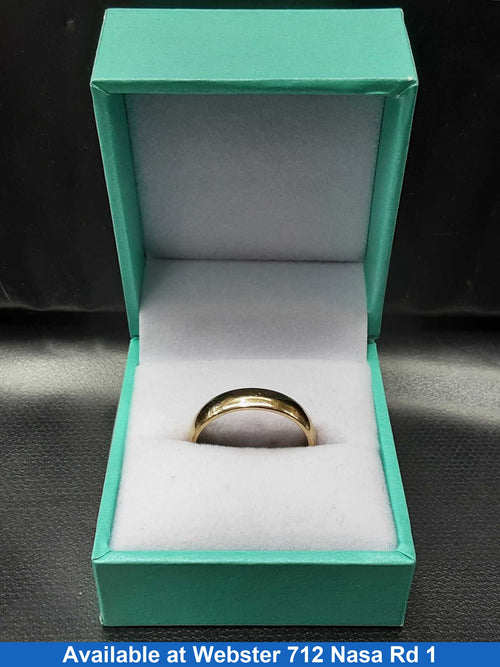 Ring - Wedding Band - Yellow Gold 10k (.417) 6.5 grams Size 7.5