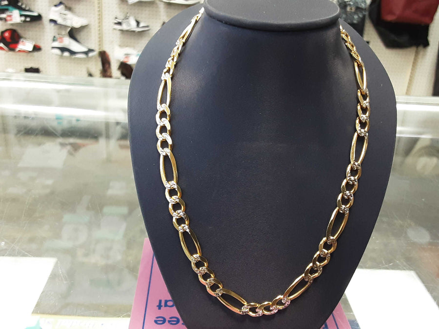 Figaro Chain - Yellow Gold 14k (.585) 39.7 grams 24 inch