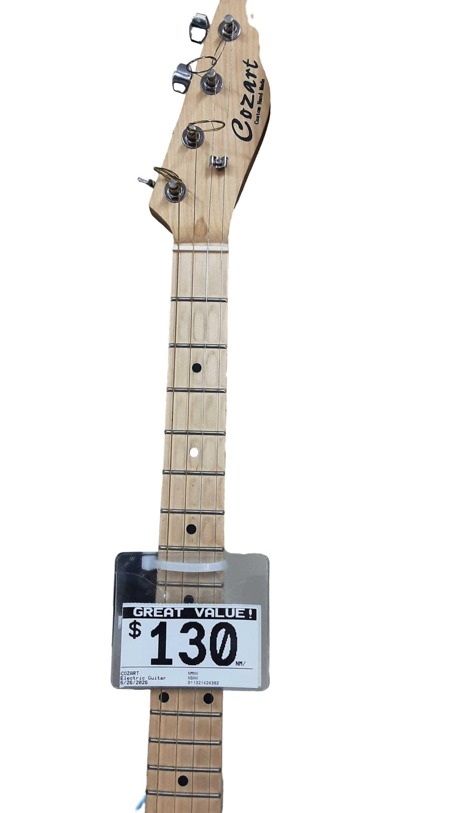 Cozart Nmnv Black Electric Classic Guitar