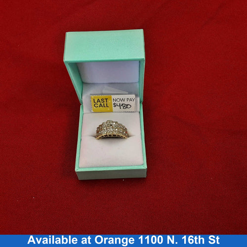 Women's Ring - Yellow Gold 10k (.417) 5 grams Size 7