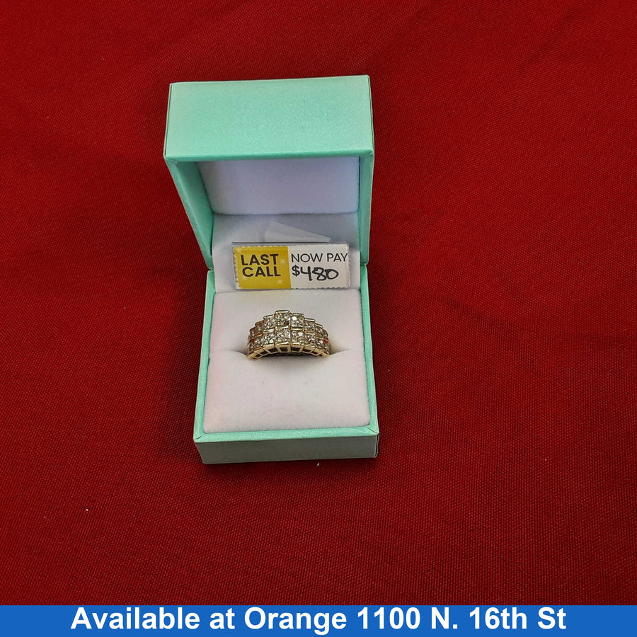 Women's Ring - Yellow Gold 10k (.417) 5 grams Size 7