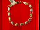 Bracelet - Tricolor Gold 14k (.585) 4.9 grams 8 inch