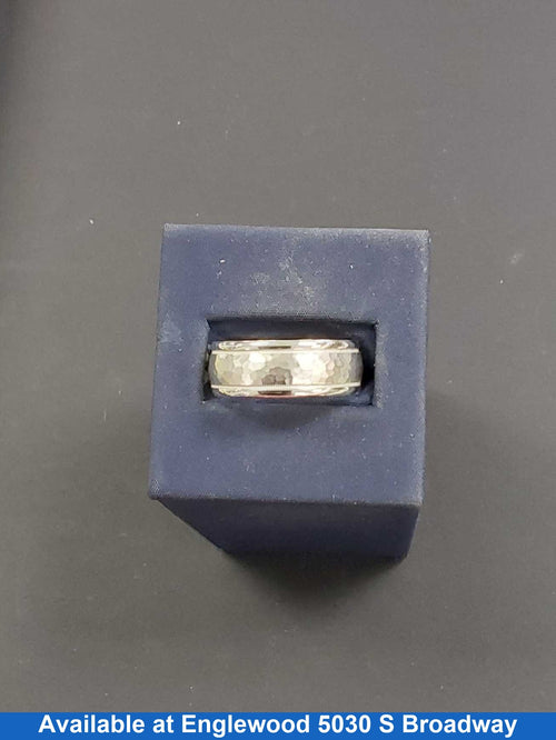 Ring - Wedding Band - White Gold 14k (.585) 9.9 grams Size 9