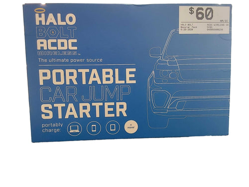 Halo Bolt Acdc Wireless Car Jumper White Battery Booster / Jumper