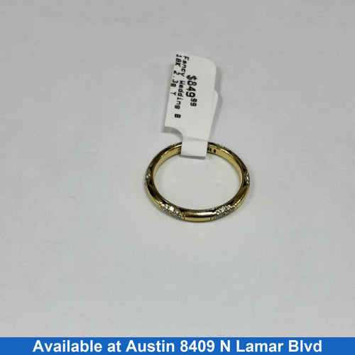 Ring - Wedding Band - Yellow Gold 18k (.750) 2.3 grams Size 6.5