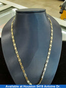 Gucci Chain - Tricolor Gold 14k (.585) 13 grams 24 inch