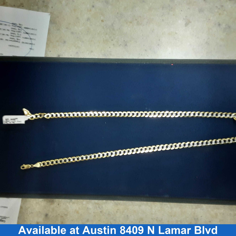 Cuban Link Chain - Yellow Gold 14k (.585) 18 grams 20 inch