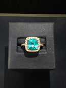 Women's Ring - White Gold 10k (.417) 3 grams Size 20