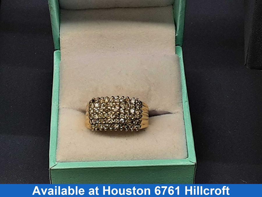 Women's Ring - Yellow Gold 14k (.585) 7.5 grams Size 8.5