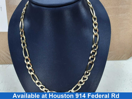 Figaro Chain - Yellow Gold 14k (.585) 40.3 grams 26 inch
