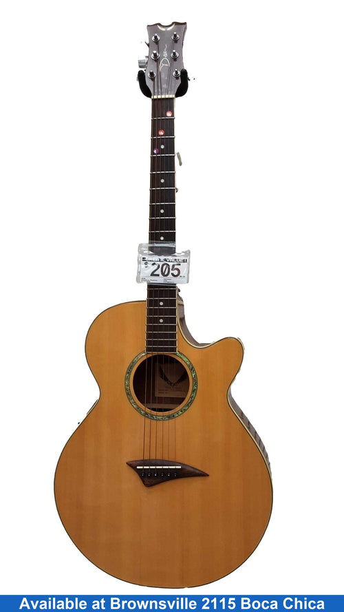 Dean Performer Orange Acoustic Resonator Guitar